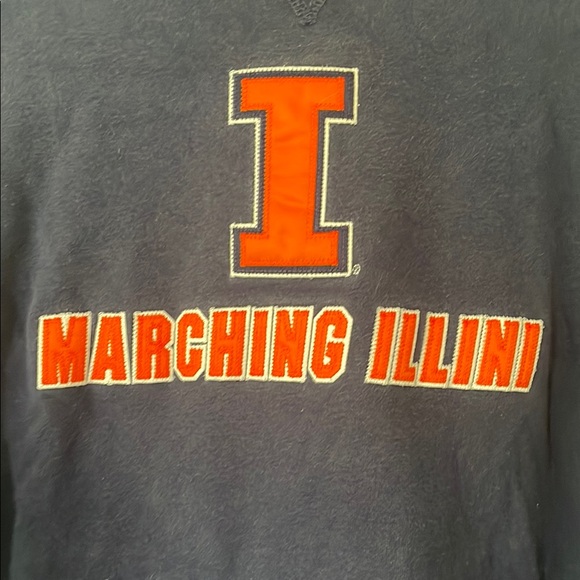 Marching Illini Nike Navy Hoodie with Orange and White Logo - Picture 2 of 5
